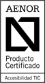 Certificado de Accesibilidad expedido por AENOR