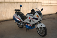 Motocicleta de la Polica Local