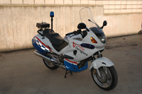 Motocicleta de la Polic�a Local