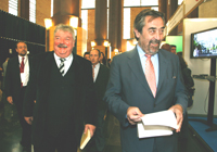 Juan Alberto Belloch a su llegada